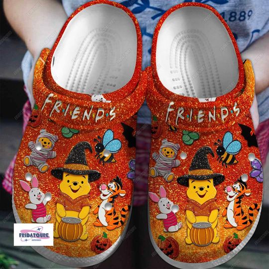Discover Halloween Disney Cartoon Clogs, Pooh Bear And Friendsd Sneakers, Winnie The Pooh Movie, Magic Kingdom Sandals, Disney The Pooh Gift