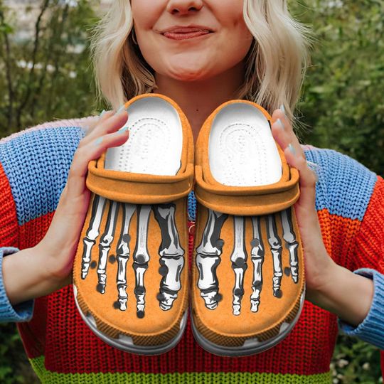 Discover Skeleton Halloween Clogs, Halloween Sandals, Slippers For Kid Adult, Funny Sandals Shoes, Comfortable Sandals Slippers