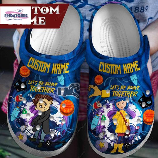 Discover Halloween Costume C.o.r.a..l.ine Clogs, Horror Character Sneakers, Spooky Season Movie, Caroline Button Eyes, Trick or Treat Sandals