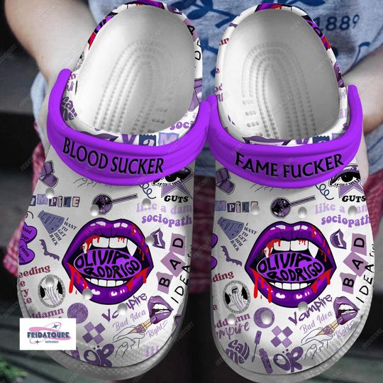 Halloween Olivia Rodrigo Clogs, Guts Tour Sneakers, Guts Album Sandals For Fan, Olivia Rodrigo Witch Horror, Olivia Summer Shoes