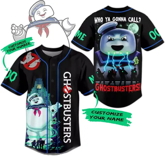 Ghostbusters 2024 Customized Baseball Jersey