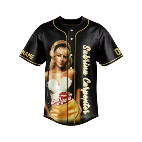 Discover Sabrina Carpenter You Have To Taste Me Personalized Baseball Jersey
