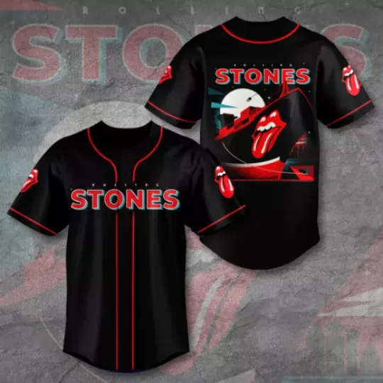 Discover The Rollinggg Stonesss Baseball Jersey