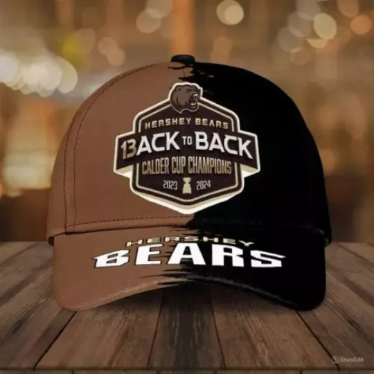 Discover Hershey Bears Back To Back Calder Cup Champions 2023-2024 Classic Cap