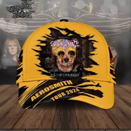 Discover Aerosmith Tour 2024 Devil’s Got A New Disguise Cap Hats