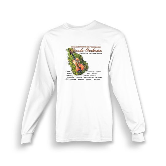 Discover Cicada Orchestra Concert T-shirt Long Sleeve Youth | Kids | Cicadas 2024 | Brood XIII | Brood XIX | Retro | Made To Order With Love