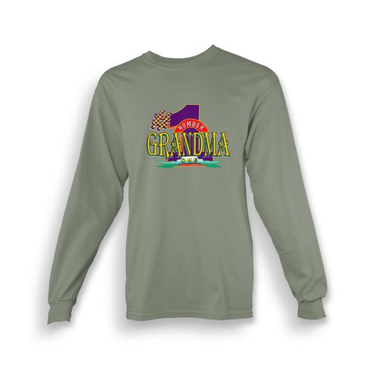 Discover Number 1 Grandma Comfort Colors T-shirt Long Sleeve Adult | Gift for Wife | Gift for Mom | Gift for Mother's Day | Made To Order With Love