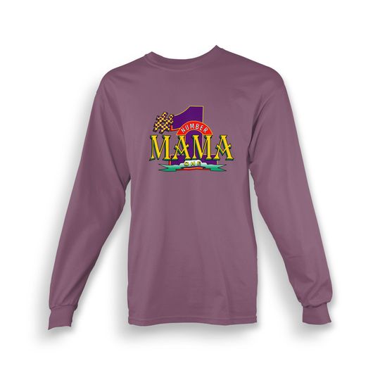 Discover Number 1 Mama Comfort Colors T-shirt Long Sleeve Adult | Gift for Wife | Gift for Mom | Gift for Mother's Day | Made To Order With Love