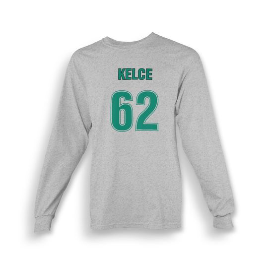 Kelce Adult Long Sleeve T-shirt | Eagles | Philadelphia | Jason | Made To Order With Love