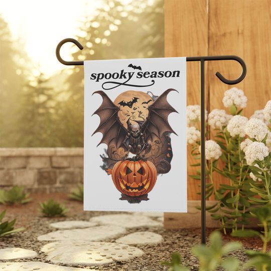 Discover Halloween Banner Entrance Garden Flag Stand Ground Spike Garden Flag Garden &