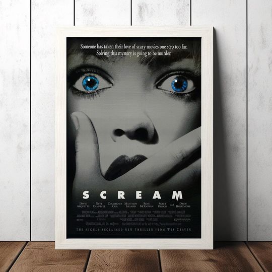 Discover Scream (1996) Classic Movie Poster - Film Fan Collectibles - Vintage Movie Poster - Home Decor - Wall Art