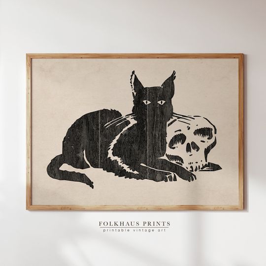 Discover Halloween Printable Wall Art | Halloween Printables | Halloween Prints | Halloween Decor