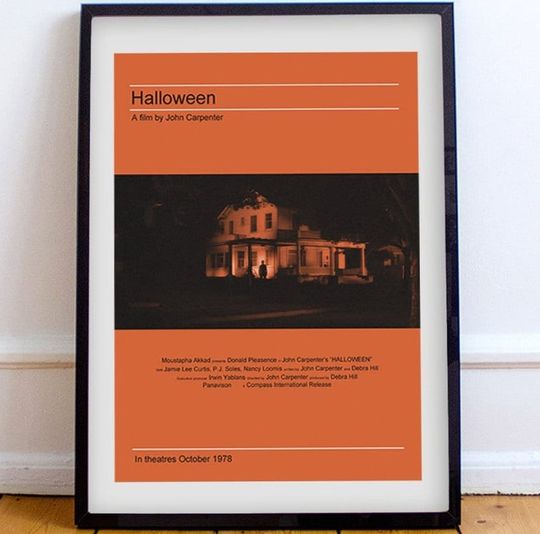 Discover halloween 1978 movie film a3 poster print john carpenter 70s 80s horror