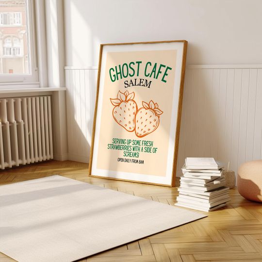 Discover Halloween poster, ghost poster, halloween decor, autumn decor