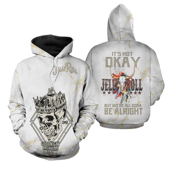 Jelly Roll Halloween Shirt, Jelly Roll Hoodie, Jelly Roll Gift, Jelly Roll Beautifully Broken Tour Shirt