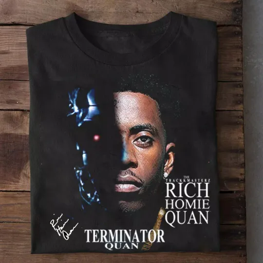 Discover Rich Homie Quan T-Shirt Miss You | Hip Hop Tribute Tee | Retro Rap Shirt | Music Lover Gift | Casual Streetwear | Gift for Him or Her