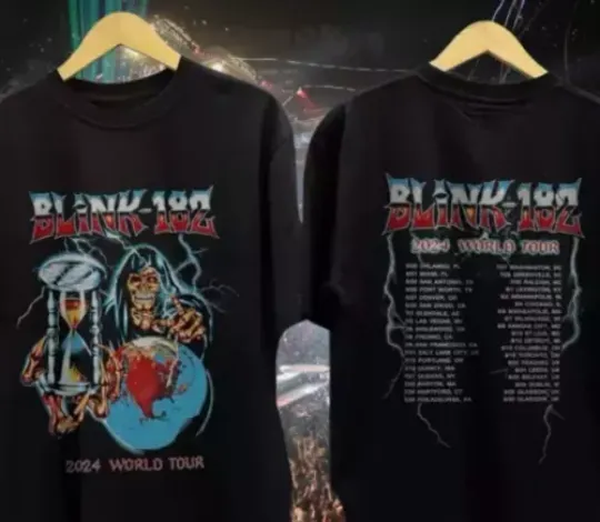 B182 One More Time Tour 2024 Tour Date Unisex Shirt