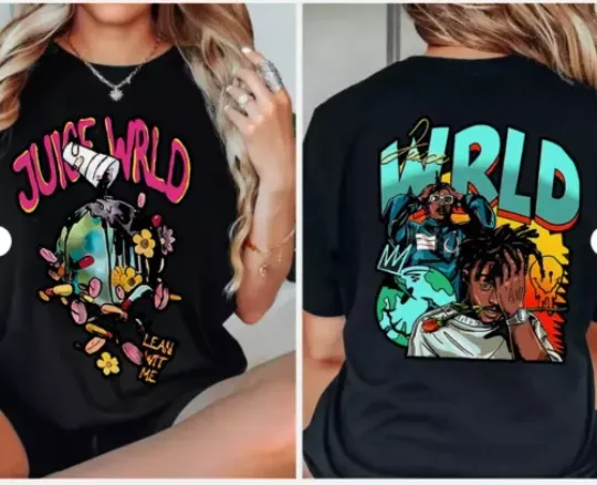 Rapper Juice Wrld Shirt, Hiphop Never Die Double Sides
