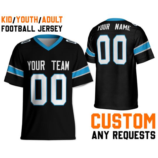 Discover Personalize Football Team Vintage Awesome CP Jersey, Unisex Football Jersey, Team Name & Number Jersey, Black Football Jersey Gift Friends