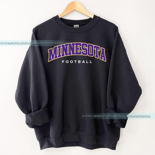 Minnesota Football Sweatshirt T-Shirt, The Vikes Sweatshirt, Vintage Minnesota Crewneck, Viking Sweatshirt, Minnesota Fan Gift