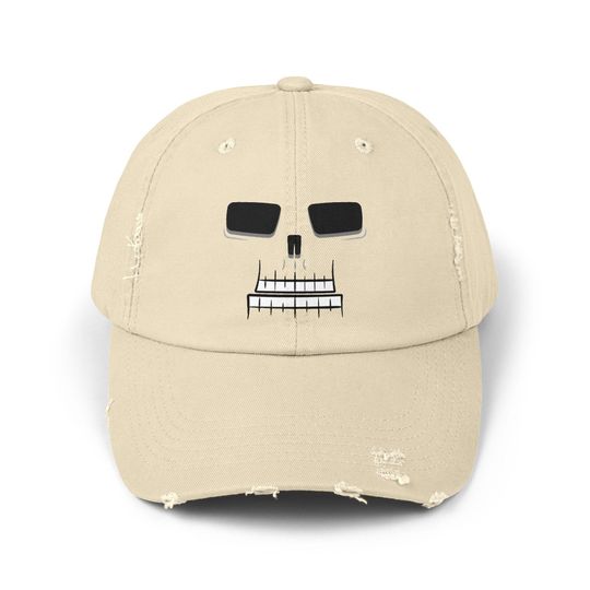 Discover Monster Hat, Monsters University Unisex Distressed Cap, Halloween Skeleton