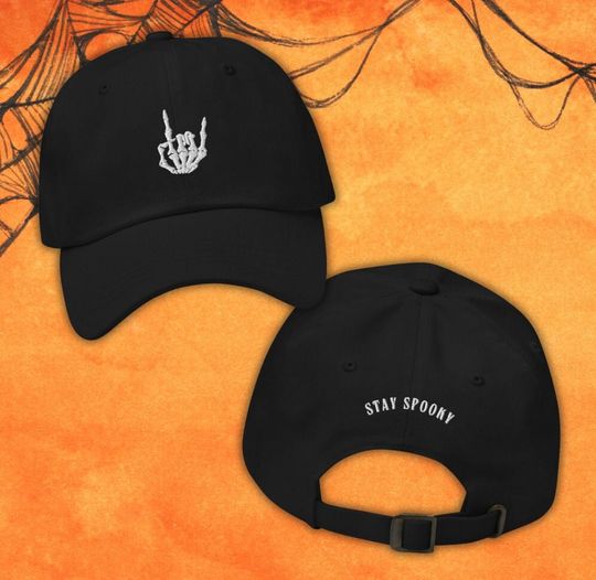 Discover Stay Spooky Hat, Halloween Hat, Skeleton, Spooky SZN, Spooky season