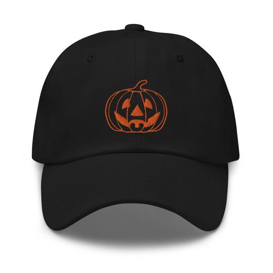 Discover Pumpkin baseball caps for women's embroidered hats women jack o lantern