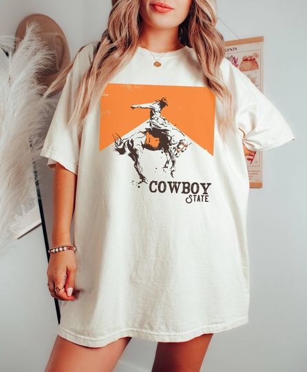 Discover Comfort Colors Cowboy State Shirt