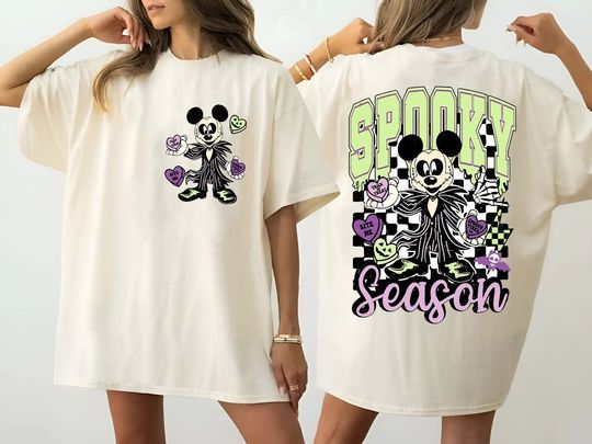 Discover Stay Spooky Skeleton Mickey Halloween Shirt, Mickey Mouse Halloween Shirt, Spooky Season Shirt, Fall Shirt, Tis The Season Shirt.