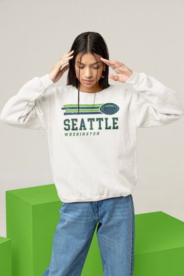 Seahawks Sweatshirt, Seattle Vintage Sweatshirt, Seattle Sweatshirt, Seattle Football Sweatshirt, Vintage Seahawks Sweatshirt, Seahawk Shirt