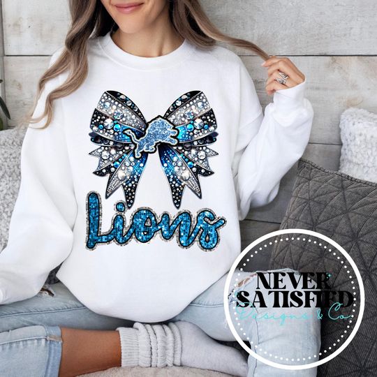 Discover DETROIT FOOTBALL-Sweater-LIONS-Classic Unisex Crewneck Sweatshirt | Gildan 18000