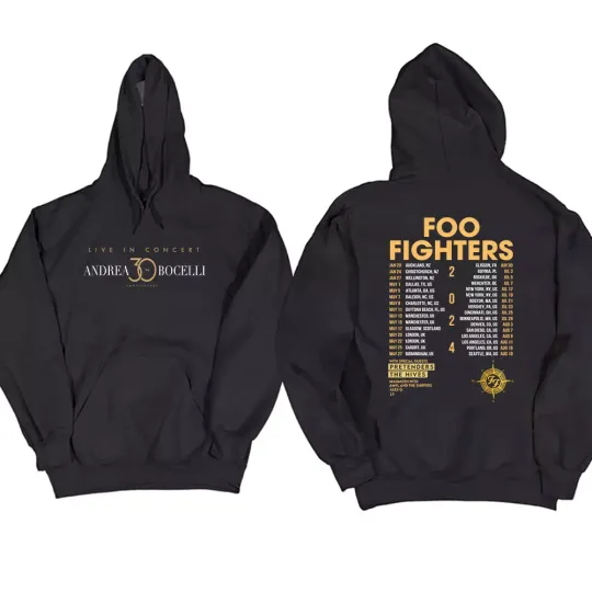 New Popular Andrea Bocelli 30th Anniversary Men Women Cotton Hoodie