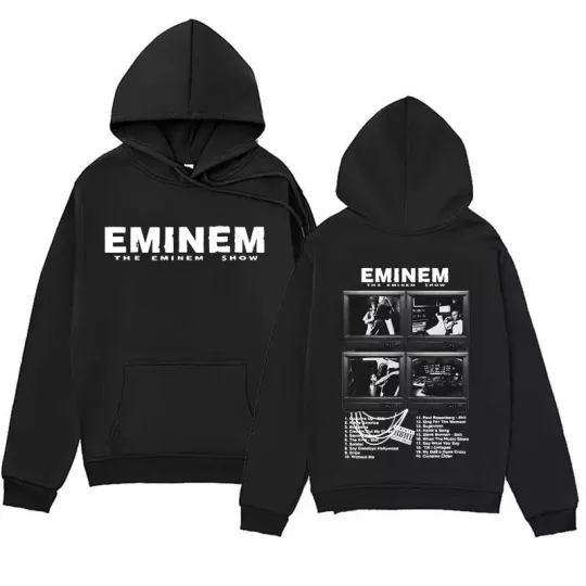 Rapper Eminem Men Women Cotton Hoodie