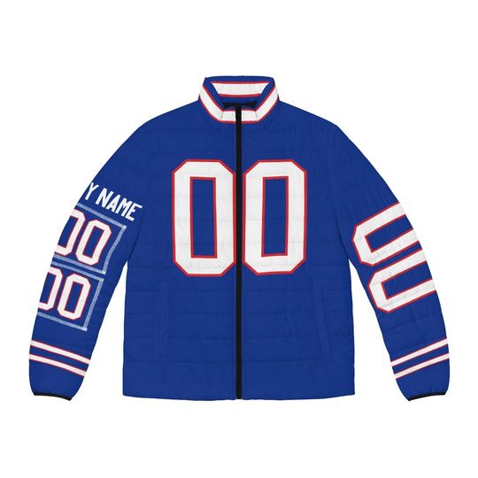 Discover Custom Buffalo Name & Number Taylor's Game Day Men's Puffer Jacket/ Coat