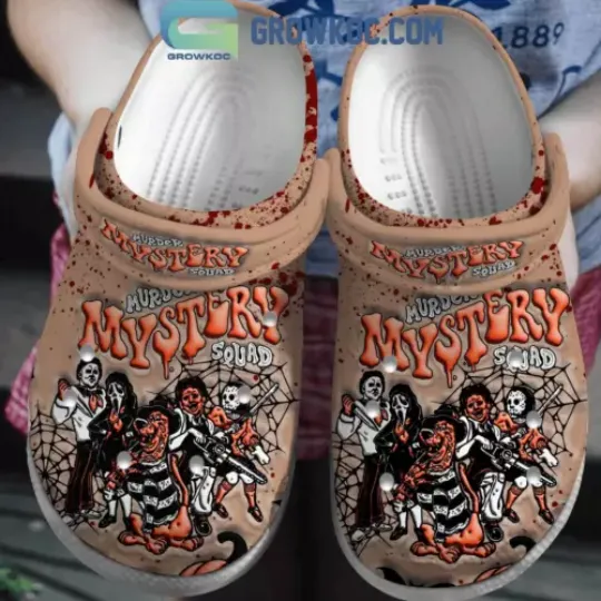 Discover Halloween Murder Mystery Squad Crocs Clogs