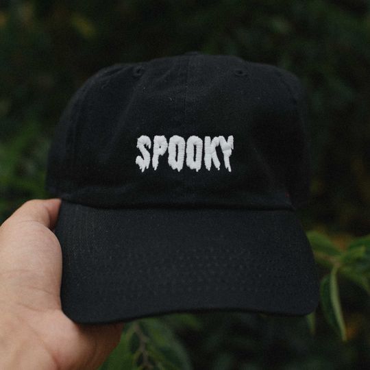 Discover Spooky Halloween Embroidered Hat