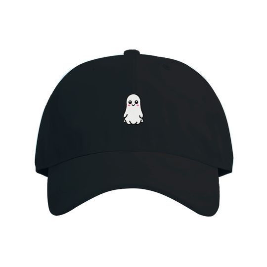 Discover Cute Halloween Ghostie Embroidered 100% Cotton Cap