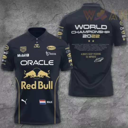 Discover Max Ver stappen F1 Polo Shirt