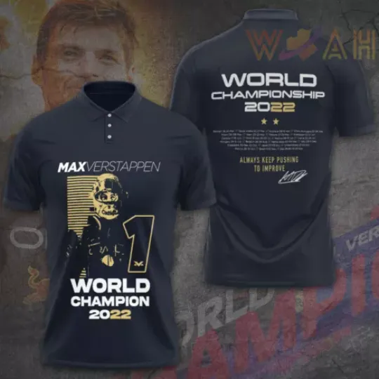 Discover Max Ver stappen Red Bull Polo Shirt