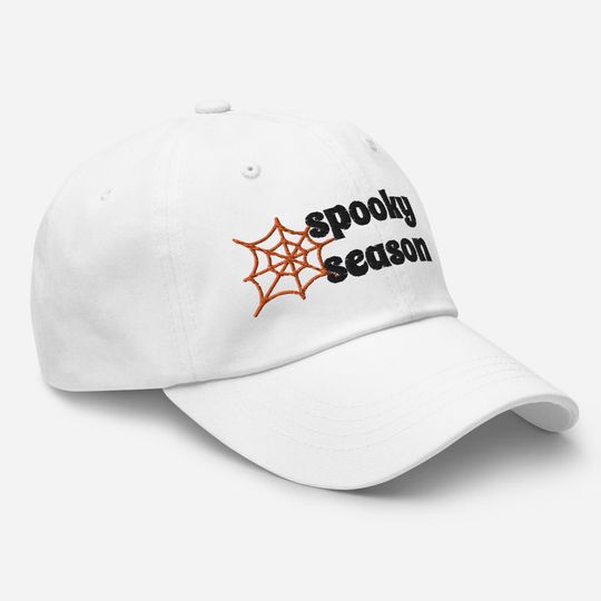 Discover Spooky Season Halloween Dad hat, embroidered halloween baseball hat