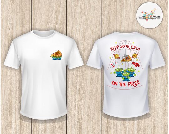Discover Toy Story Aliens Pizza - Disney Movie T-shirt/gift idea/Men/Woman/Kids/family souvenir memento/Gift for matching