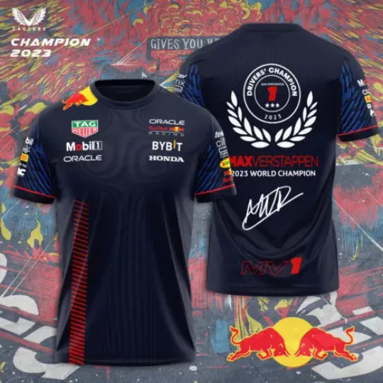 Discover Red-Bull F1 Racing Team All Over Printed Shirt, Redbull Auto Racing Fan Shirt 3d
