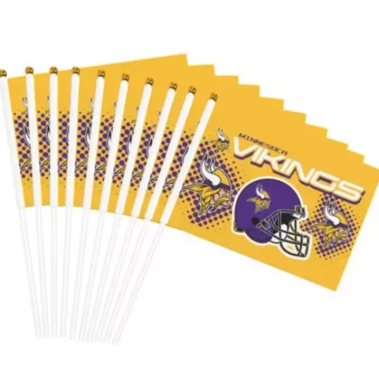 House Flag Minnesota Vikings Decorative Flag Helmet Style Print | Home Docor | Outdoor Flag | American Football Gift