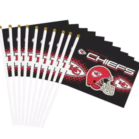 House Flag Kansas City Chiefs Decorative Flag Helmet Style Print | Home Docor | Outdoor Flag | American Football Gift