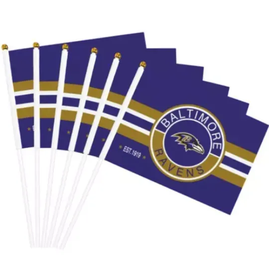 Baltimore Ravens Fans House Flag | Home Docor | Outdoor Flag | American Football Gift