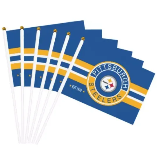 Pittsburgh Steeler Fans House Flag | Home Docor | Outdoor Flag | American Football Gift