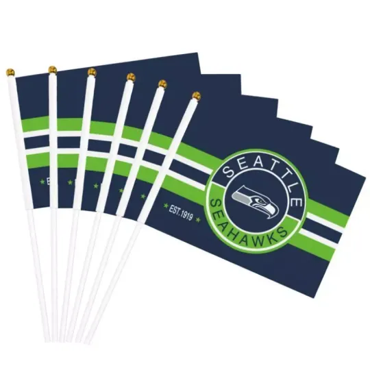 Seattle Seahawks Fans House Flag | Home Docor | Outdoor Flag | American Football Gift