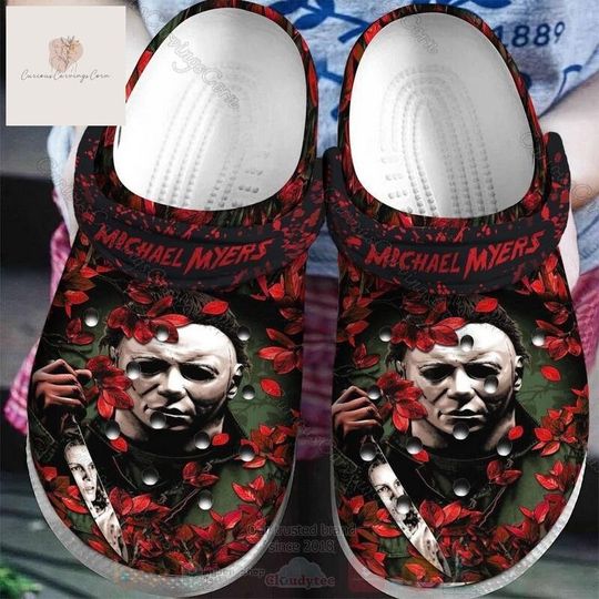 Halloween Michael Myers Clogs, Horror Shoes, Michael Myers Sandals, Summer Shoes, Beach Shoes, Scary Movie Shoes, Shoes For Men Women