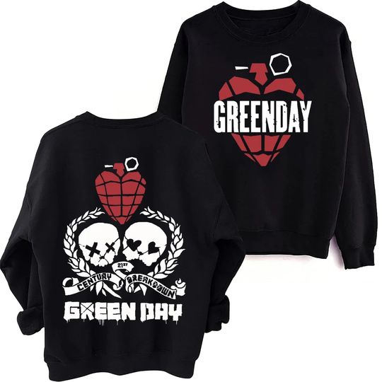 Green Day World Tour 2024 Sweatshirt Man Woman Harajuku Round Neck Long Sleeve Unisex Pullover Women Clothing
