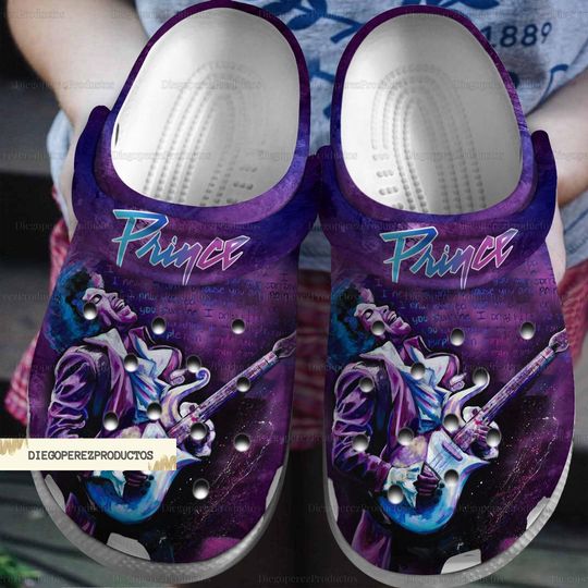 Prince Pur Rain Clogs, Pur Rain Shoes, Pur Rain Sandals, Prince Purple Men Shoes, Prince Merch, Gift For Pur Rain Fan